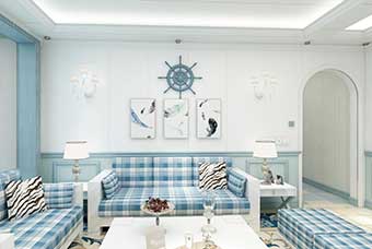 铜川地中海风格-客厅