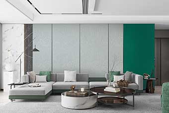 铜川轻奢风格-客厅