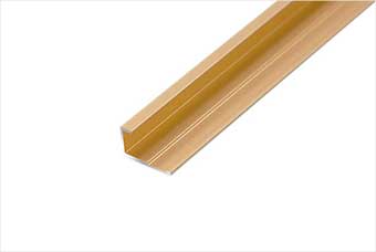 铜川航空纤维墙咔铝合金边条（钛金氧化）