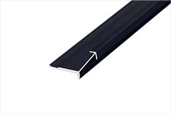 铜川航空纤维墙咔铝合金阳角线（哑黑氧化）