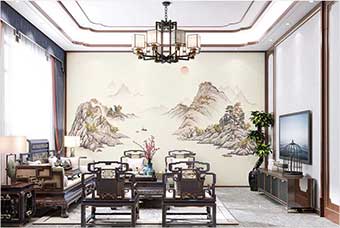 铜川森佰汇航空纤维墙咔（巴山蜀水）