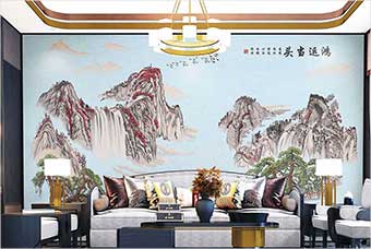 铜川森佰汇航空纤维墙咔（鸿运当头）